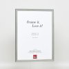 Effect Solid Wood Frame Profile 25 blue 25x35 cm Acrylic Glass