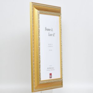 Effect Baroque Picture Frame Profil 31 złoty 25x50 cm Szkło muzealne