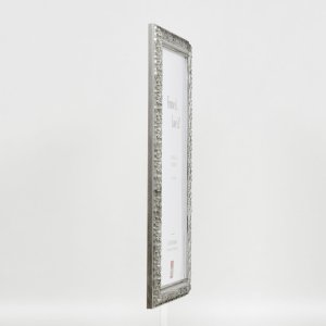 Efekt Rama drewniana Profil 94 srebrny 25x60 cm Szkło zwykłe
