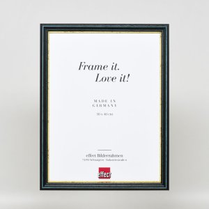 Efekt drewniana rama profil 21 niebieski 29,7x42 cm szkło muzealne