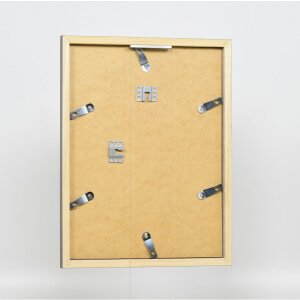 Ramka drewniana Top Cube 30x45 cm platinum szkło zwykłe