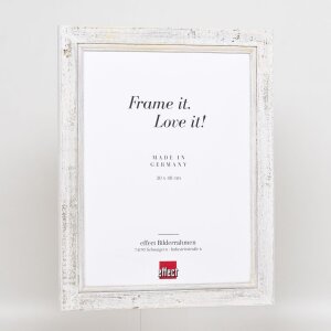 Effect Solid Wood Picture Frame 2240 white 30x45 cm Acrylic Glass