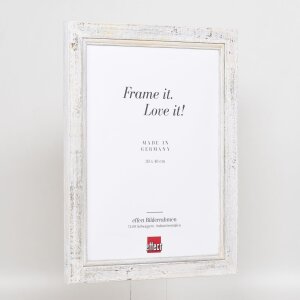 Effect Solid Wood Picture Frame 2240 white 30x45 cm Acrylic Glass