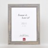 Effect Solid Wood Picture Frame 2240 Grey 30x45 cm Museum Glass