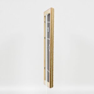 Efekt Drewniana rama barokowa Profil 37 antyczne srebro 30,5x91,5 cm Szkło akrylowe