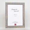 Effect Solid Wood Picture Frame 2240 grey 30,5x91,5 cm Normal Glass