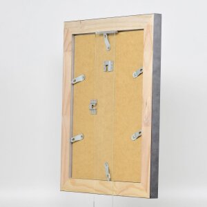 Effect Solid Wood Frame Profile 28 silver 35x100 cm Museum Glass