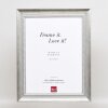 Effect Solid Wood Frame Profile 28 silver 35x100 cm Museum Glass