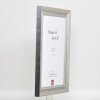 Effect Solid Wood Frame Profile 28 silver 35x100 cm Museum Glass