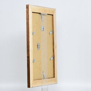 Effect Rama drewniana 2400 brązowa 40x40 cm Szkło zwykłe