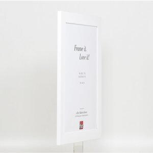 Effect Solid Wood Frame Profile 30 white 40x50 cm Acrylic Glass