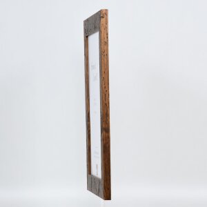 Efekt Drewniana rama 2400 brąz 40x50 cm Szkło akrylowe