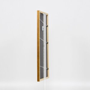 Effect Solid Wood Frame Profile 22 brown-gold 40x50 cm Museum Glass