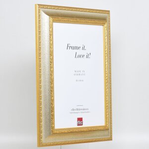 Effect Baroque Picture Frame Profile 31 silver 40x60 cm Museum Glass