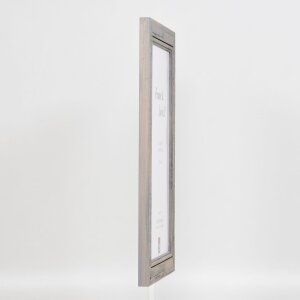 Effect Solid Wood Picture Frame 2240 grey 45x60 cm Museum Glass