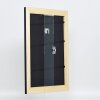 Efekt Solid Wood Frame Profil 30 czarny 45x80 cm Szkło muzealne