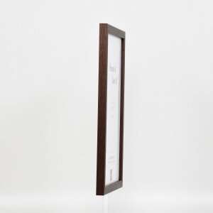 Efekt rama drewniana profil 33 wenge 50x60 cm szkło muzealne