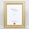 Effect Baroque Picture Frame Profile 31 silver 50x65 cm Museum Glass