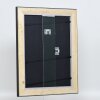 Efekt Drewniana rama Profil 95 czarny 50x70 cm Szkło zwykłe