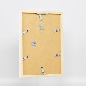 Drewniana rama Top Cube 60x80 cm białe szkło muzealne