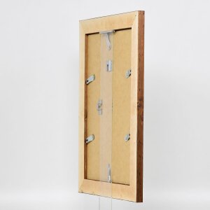 Efekt drewniana rama 2400 brąz 70x100 cm zwykłe szkło