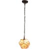 Lampa wisząca Tiffany różowa Ø 25x90 cm E14-max 1x40W 5LL-6093