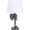 Lampa stołowa Słoń czarna 25x25x41 cm E27-max 1x60W 6LMC0052