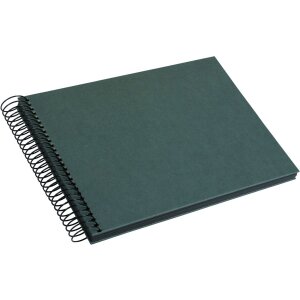 Spiral Album Hemp Stationery Midnight Green 24x17 cm