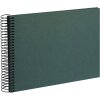 Spiral Album Hemp Stationery Midnight Green 24x17 cm