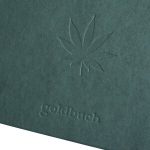 Goldbuch Photo Album Hemp Stationery Midnight Green 30x31 cm 60 białych stron