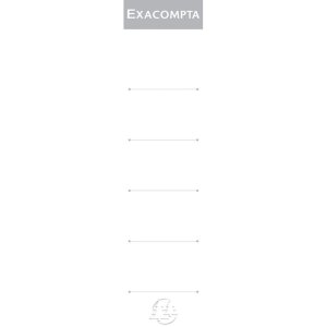 Exacompta 10 Spine Labels for Binders with 50mm Spine -...