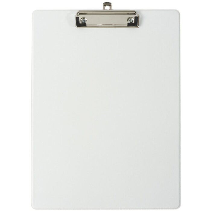 Exacompta Clipboard z okładką - Format 23x32cm dla A4 - Biały