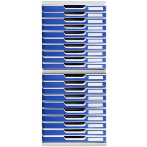 Exacompta Modulo A4 10 szuflad Blue Office