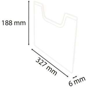 Exacompta 64058D Nakładka A4 do uchwytu na broszury...