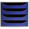 Exacompta ECOBOX szuflada z 4 szufladami midnight blue 34,8x28,4x23,4 cm