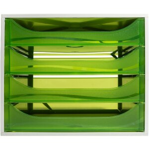 Exacompta OBOX szuflada box 4 szuflady apple green...