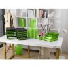 Exacompta Kosz na śmieci ECOBIN 15 litrów Office Green 26,3x26,3x33,5 cm