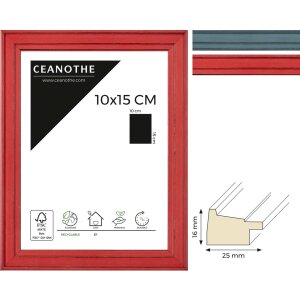 Drewniana ramka Ceanothe Belle-Ile 10x15 cm do 50x70 cm