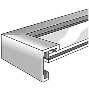 Nielsen Fire Frame C2 Structure Silver Matt 21x30 cm