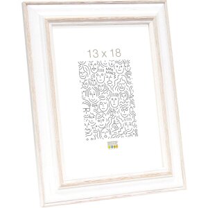 Deknudt Picture Frame S221H1 biała rama drewniana 40x60 cm