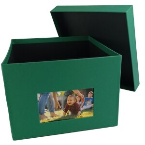 HNFD XL Photo Box Kandra 700 zdjęć 15x20 cm jodła zielona żebrowana