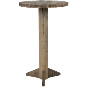 Clayre & Eef 5H0550 Side Table Ø 38x62 cm Brown