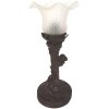 LumiLamp 5LL-6103 Lampa stołowa Tiffany Ø 12x31 cm E14-max 1x25W biała