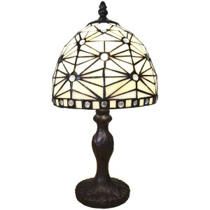 LumiLamp 5LL-6105 Lampa stołowa Tiffany Ø 18x33 cm...