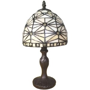 LumiLamp 5LL-6105 Lampa stołowa Tiffany Ø 18x33 cm...