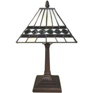 LumiLamp 5LL-6107 Lampa stołowa Tiffany 20x20x34 cm...