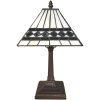 LumiLamp 5LL-6107 Lampa stołowa Tiffany 20x20x34 cm E14-max 1x25W beżowy