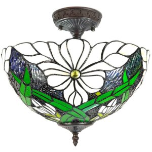 LumiLamp 5LL-6139 Lampa sufitowa Tiffany Ø 36x35...