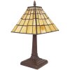 LumiLamp 5LL-6140 Lampa stołowa Tiffany Ø 20x38 cm E14-max 1x40W Żółty