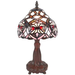 LumiLamp 5LL-6141 Lampa stołowa Tiffany Ø 20x37 cm...